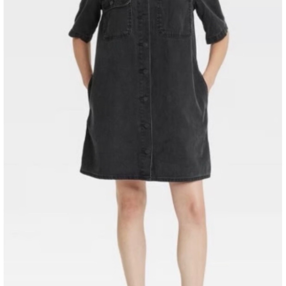 Classic Black Denim Dress - Universal Thread - Size XL